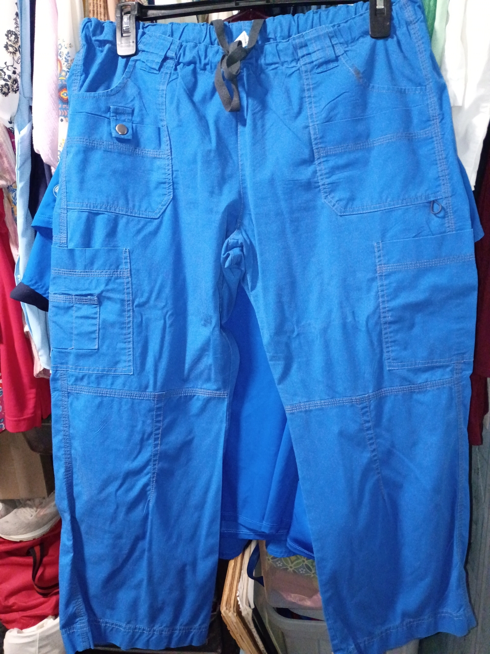 Galaxy Blue Utility Cargo Pants
